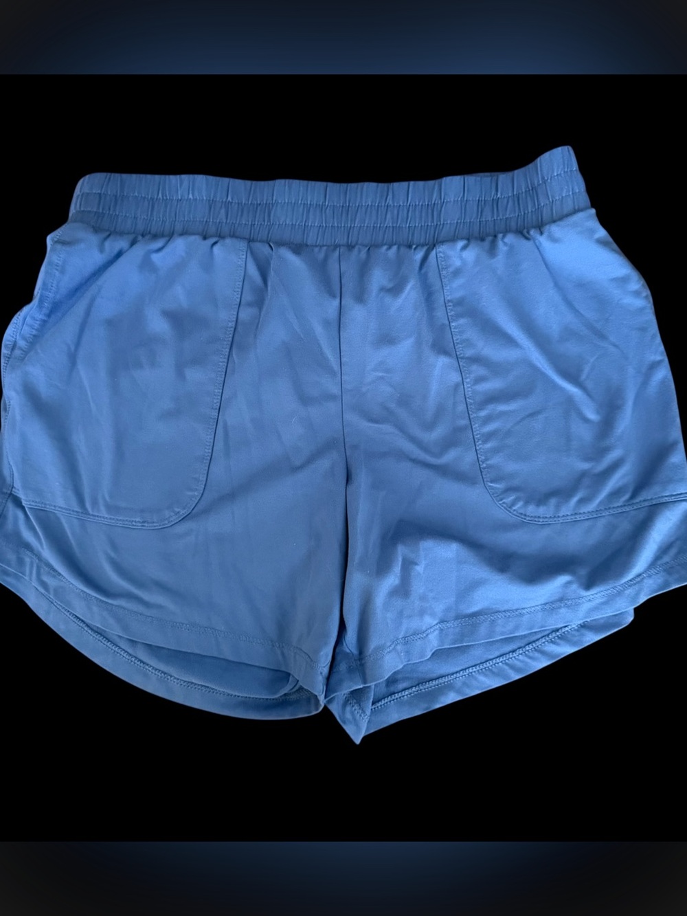 all in motion ~ Athletic Shorts ~ Elastic Waist ~Periwinkle ~ Breathable Fabric